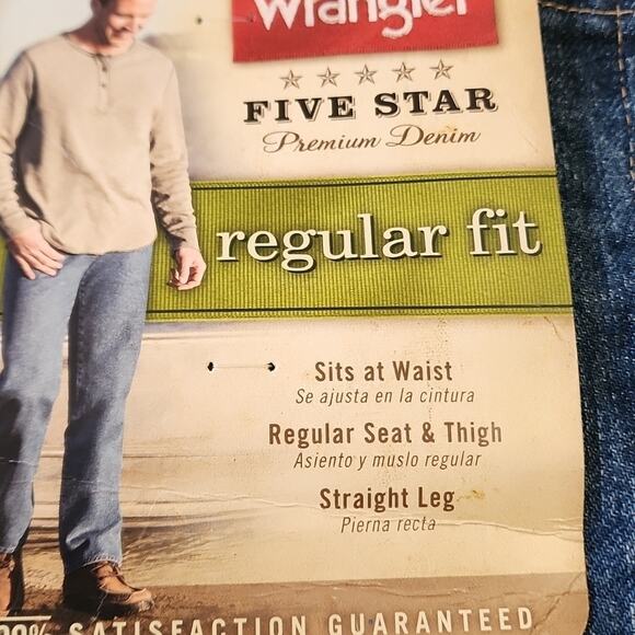 Wrangler 46x32 Regular Fit Jeans, NWT - Picture 2 of 9